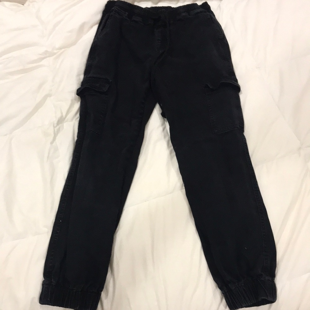 Forever 21 black cargo pants